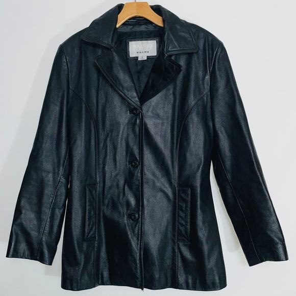 Wilson's Leather Maxima Coat - Women's Size L - Excellent Quality Leather - Picture 1 of 11